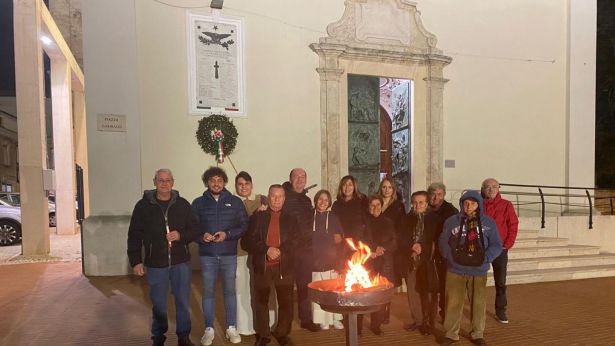 Cupello: l'accensione dei bracieri