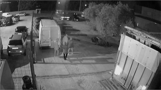 I ladri ripresi dal servizio di videosorveglianza