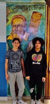 Adam Essemaali e Emanuele Sacramone studenti della Rossetti di Vasto
