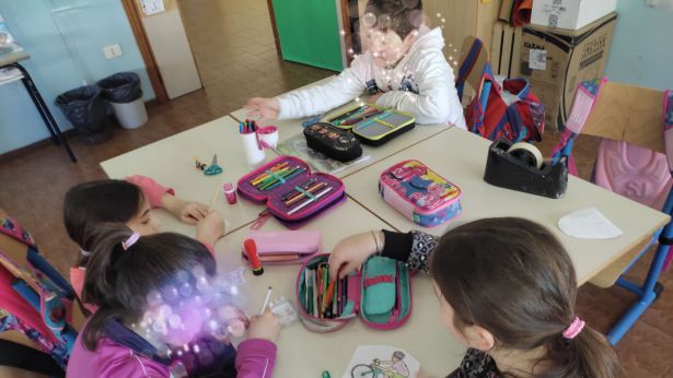 Gli alunni della Scuola Sant'Antonio di San Salvo