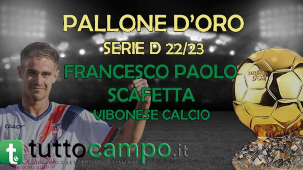 Francesco Paolo Scafetta - Pallone d'Oro serie D