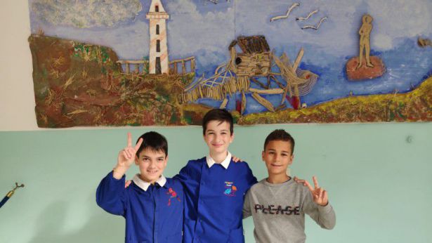 I tre alunni della Spataro di Vasto