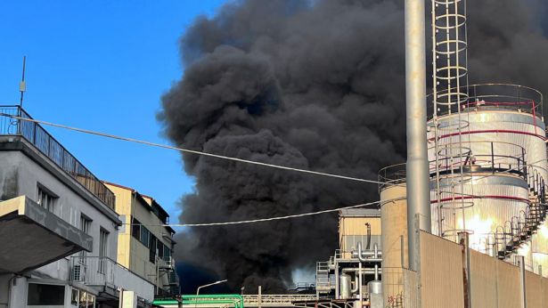 Incendio alla Ecofox di Punta Penna