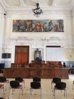 L'aula consiliare della Provincia di Chieti