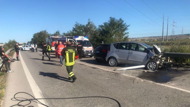 Le auto coinvolte nel tragico incidente