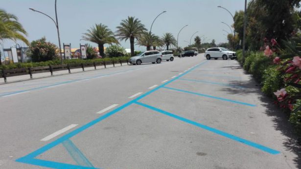 Strisce blu a Vasto marina