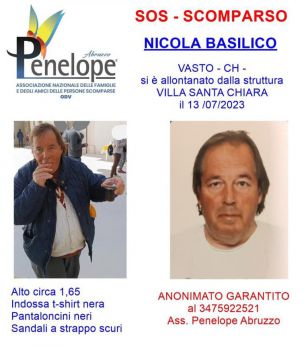 Nicola Basiilico: il manifesto dell'Associazione Penelope