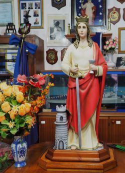 Santa Barbara nella sede dell'ANMI