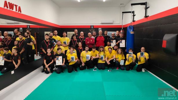 I partecipanti al seminario di Wing Tsun