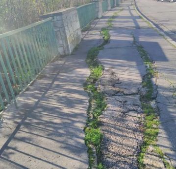 Via Santa Lucia: l'attuale dissesto del piano viario