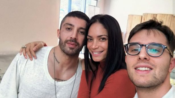 Iannone ed Elodie nel caseificio di Tornareccio