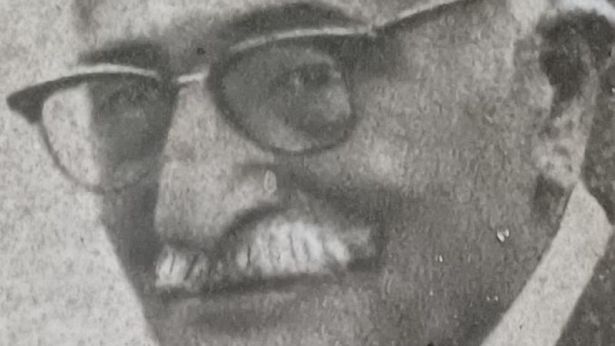 Una rara immagine del dott. Giuseppe Amicarelli