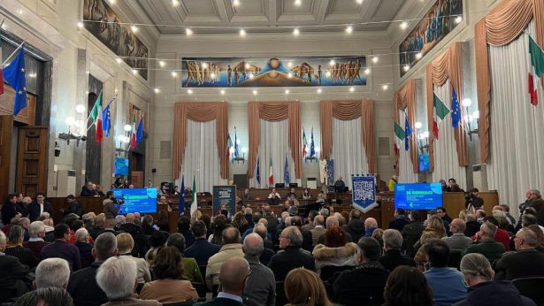La sala consiliare del Comune di Pescara