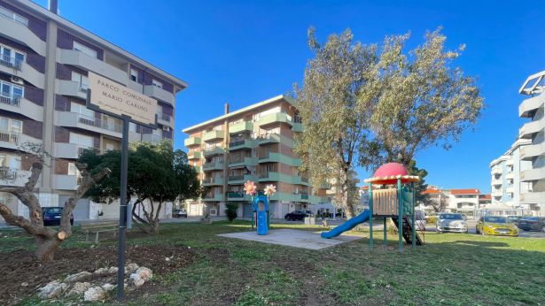 San Salvo: il parco oggetto dell'intervento di riqualificazione