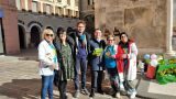 Menna e Della Gatta con le volontarie