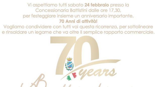 L'invito della Concessionaria Battistini