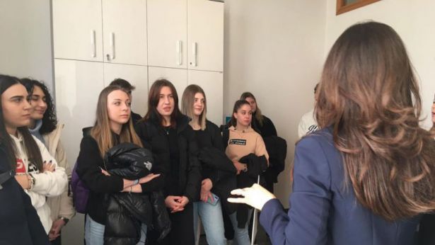 Gli studenti del "Palizzi" in visita al Tribunale
