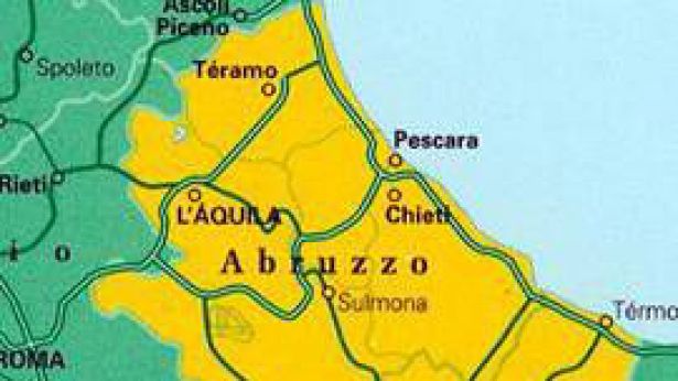 Cartina Abruzzo e Molise