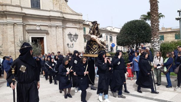 La statua della Madonna Addolorata