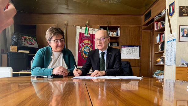 Il Sindaco con l'assessore Zappalorto