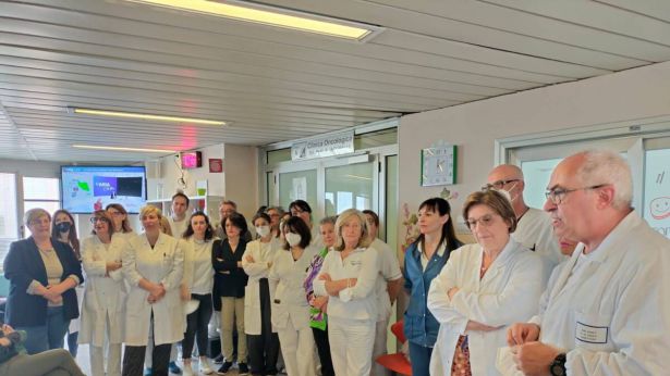 La nuova sala di attesa di Oncologia a Chieti
