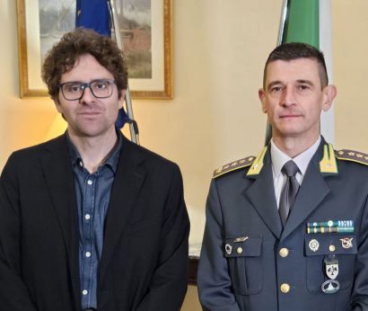 Il Presidente Menna e il Col. Michele Iadarola