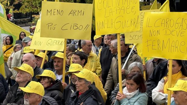 Protesta degli agricoltori abruzzesi