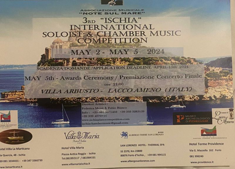 Il giovane vastese Emanuele Santoro vince il primo premio assoluto al