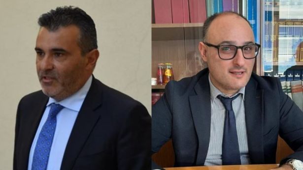 Il sindaco Chieffo e lo sfidante Ranucci