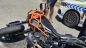 La moto incidentata