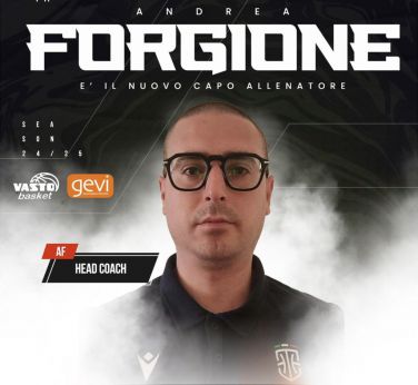 Andrea Forgione nuovo coach della Vasto Basket