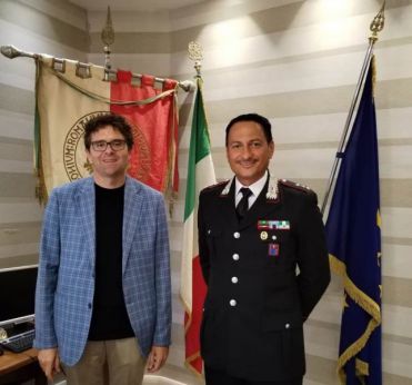 Il Sindaco Menna e il maggiore Signa