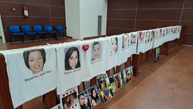 Le vittime di Rigopiano