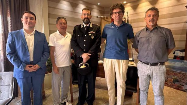 Il nuovo comandante della Compagnia dei Cc ricevuto in Municipio