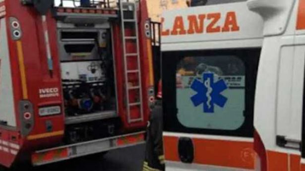 Ambulanza e Vigili del Fuoco