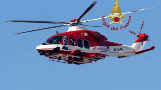 Elicottero dei Vigili del Fuoco