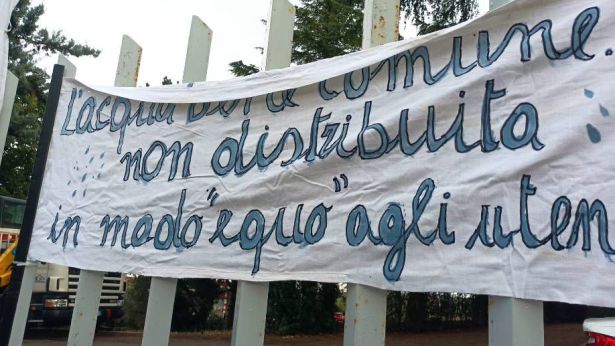 Lanciano: La protesta dinanzi alla sede della SASI