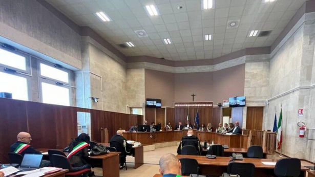 La Corte d'Assise di Chieti - Foto ANSA