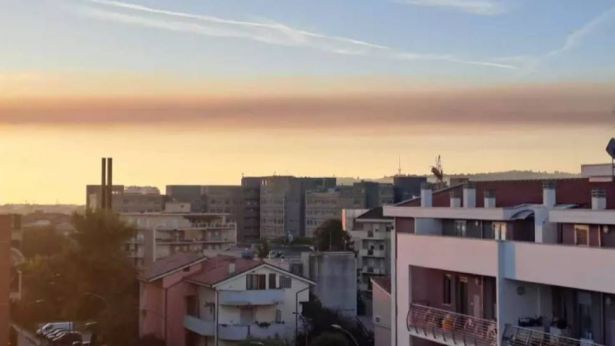 Chieti: la nube tossica
