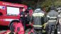 Il recupero della salma da parte dei Vigili del Fuoco