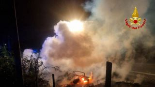 Intervento dei Vigili del Fuoco