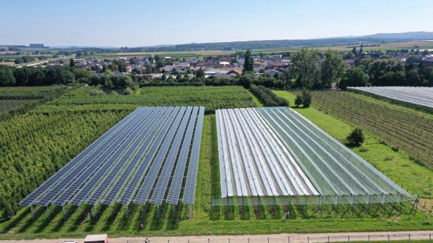 Un impianto per la produzione energia solare