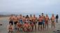 Tuffo del primo gennaio a Vasto Marina: foto di gruppo dei partecipanti