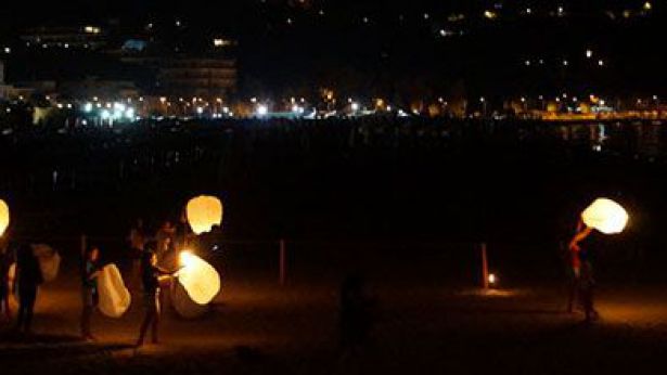 Lanterne sulla spiaggia di Vasto