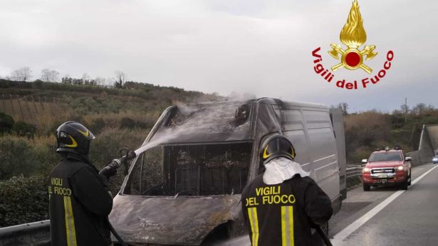 I Vigili del Fuoco in azione