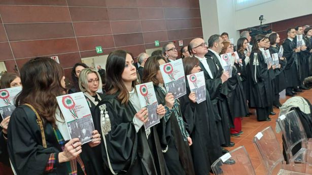 L'Aquila: la protesta dei Magistrati