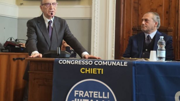Chieti: il Sindaco Ferrara nel corso del suo intervento