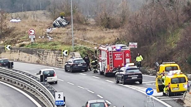 Una immagine dell'incidente mortale