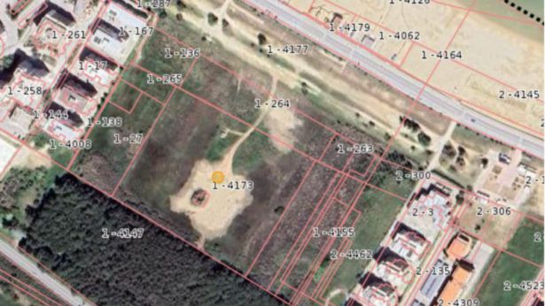 San Salvo Marina. l'area interessata dal progetto vista dall'alto