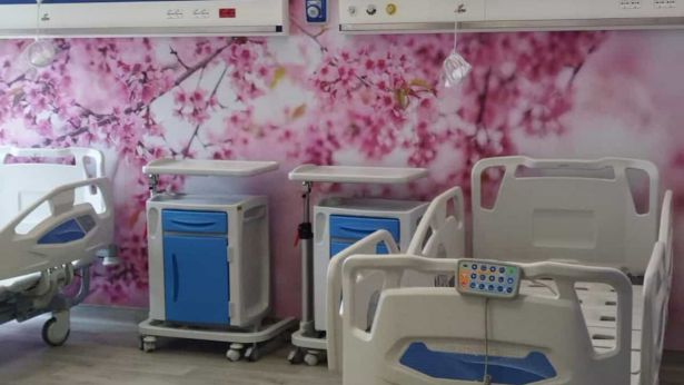 Lanciano: una camera di degenza del nuovo reparto di ginecologia